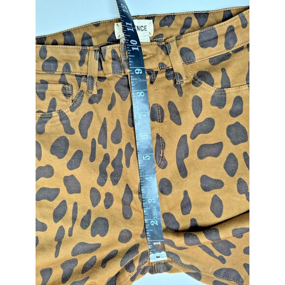 L'Agence Margot Jeans Women 28 Brown Animal Print Skinny Stretch Made in USA - Picture 7 of 11